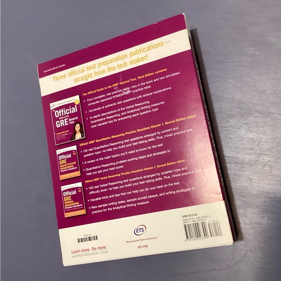 GRE Test Prep Books - Picture 2 of 3